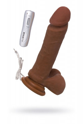 Реалистичный ротатор на присоске TOYFA RealStick Elite Mulatto арт. 985102-1