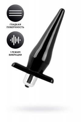 Анальная вибропробка Black&Red by TOYFA арт. 901301-5