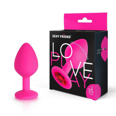 Силиконовая анальная пробка Sexy Friend арт. SF-70290-16