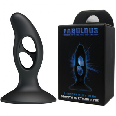 Изогнутый анальный стимулятор Fabulous Silicone Butt Plug Baile арт. LKS204