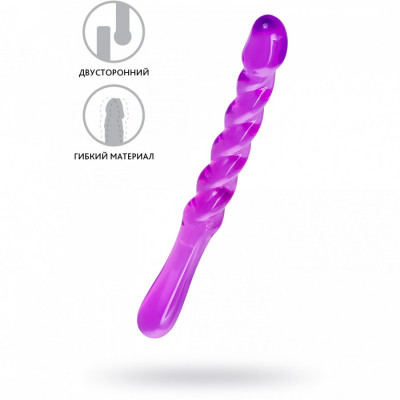 Двусторонний фаллоимитатор с рельефом A-Toys by TOYFA Tanza арт. 762009