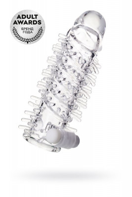 Удлиняющая насадка на пенис с усиками TOYFA A-Toys Fril арт. 768014