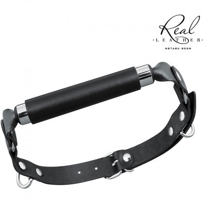 Кляп-трензель из натуральной кожи арт. NTB-80702