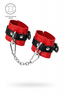 Мягкие кожаные наручники с одним ремешком с люверсами Pecado BDSM арт. 02198