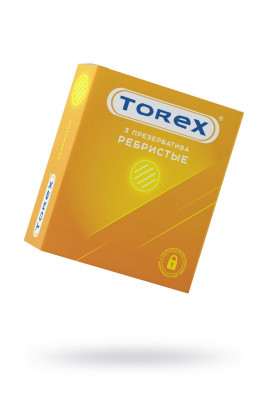 Презервативы ребристые TOREX, 3 шт арт. 5303
