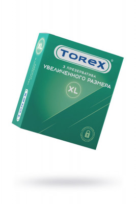 Презервативы увеличенного размера TOREX  латекс, №3, 20 см