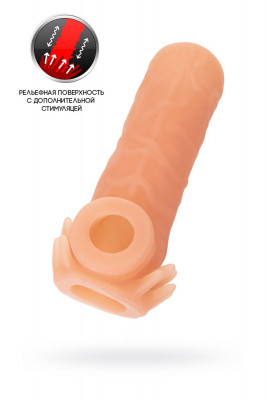 Насадка с усиками, с подхватом мошонки и открытой головкой KOKOS арт. NS 005-S