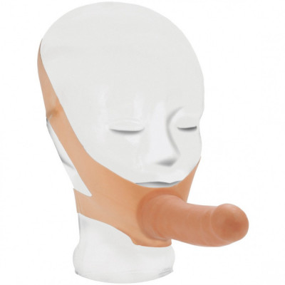 Страпон с креплением на лицо The Original Accommodator Latex Dong арт. SE-1514-01-3