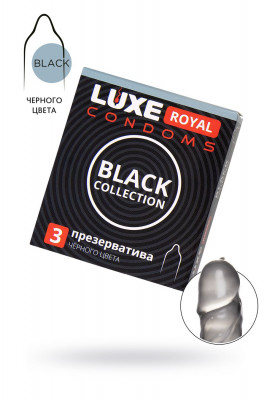 Презервативы LUXE ROYAL BLACK COLLECTION, 3 шт