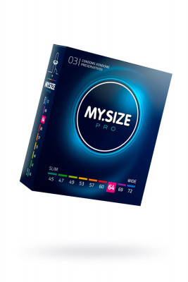 Презервативы увеличенного размера MY.SIZE размер 64 арт. 0654064