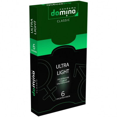 Презервативы DOMINO CLASSIC ULTRA LIGHT, 6 шт