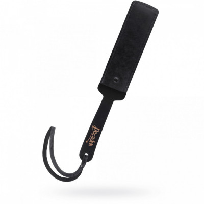 Мягкий и гибкий паддл из натуральной кожи и дерева Pecado BDSM арт. 04112