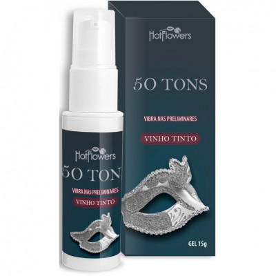 Возбуждающий гель для двоих с вибрационным эффектом и ароматом красного вина 50 Tons арт. HC749