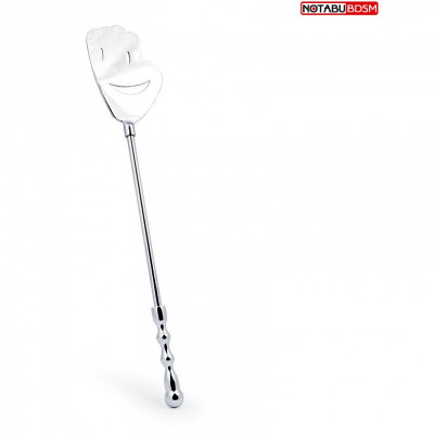 Стек с металлической ручкой с наконечником в форме руки со смайликом арт. NTU-80624