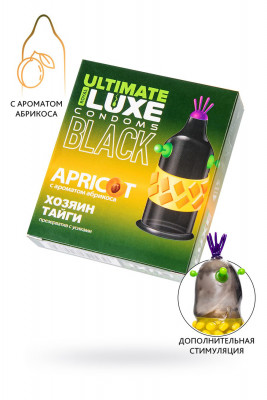 Презервативы Luxe BLACK ULTIMATE Хозяин Тайги, Абрикос арт. 745/1