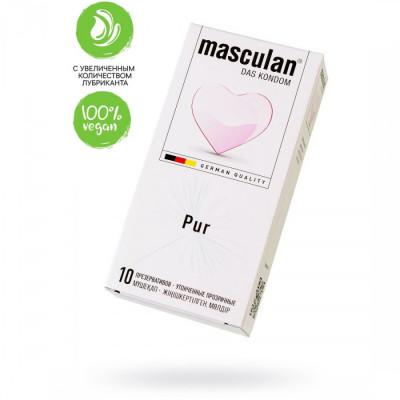 Презервативы утонченные Masculan Pur, 10 шт