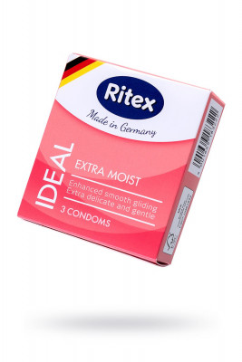 Презервативы ЭКСТРА МЯГКИЕ С ДОПОЛНИТЕЛЬНОЙ СМАЗКОЙ RITEX IDEAL, 3 шт