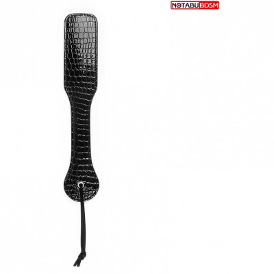 Классическая лаковая шлепалка с дизайном под кожу рептилии арт. NTB-80589