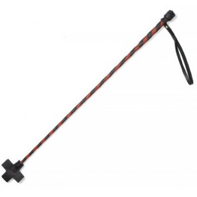 Кожаный стек с крестообразным наконечником арт. 4039-1