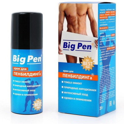 Мужской крем для увеличения члена Big Pen арт. LB-90005