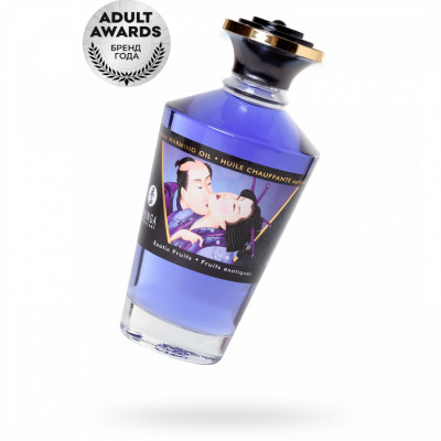 Масло для массажа разогревающее Shunga Exotic Fruits, экзотические фрукты арт. 2202