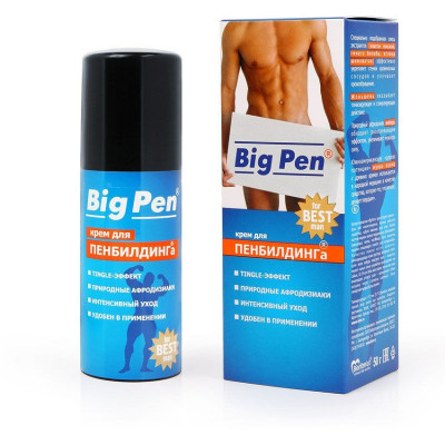 Мужской крем для увеличения члена Big Pen арт. LB-90002