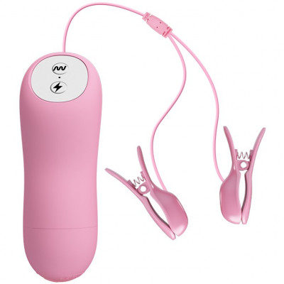 Виброзажимы на соски с электростимуляцией арт. BI-014648