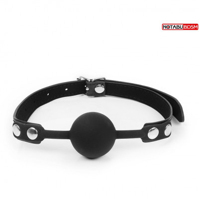 Кляп-шарик силиконовый на ремешках арт. NTB-80536