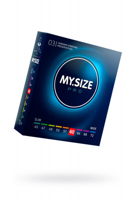 Презервативы увеличенного размера MY.SIZE размер 60 арт. 127