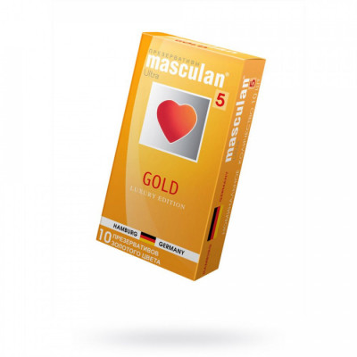 Презервативы MASCULAN 5 ULTRA GOLD, 10 шт арт. 0905