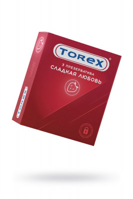 Презервативы TOREX сладкая любовь, 3 шт арт. 5309