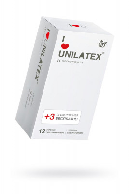 Презервативы ультратонкие Unilatex Ultra Thin, 12 шт арт. 3015