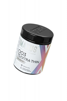Презервативы ультратонкие Maxus 003, 15 шт. арт. 209