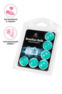Массажное масло с охлаждающим эффектом Secret Play Brazilian Balls арт. 3613-1