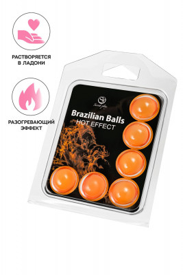 Массажное масло с разогревающим эффектом Secret Play Brazilian Balls арт. 3575-1