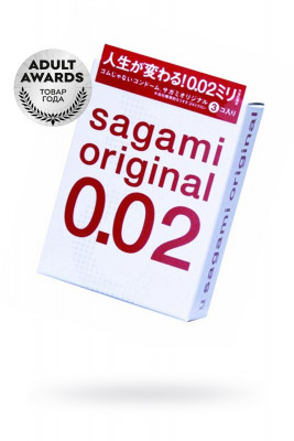 Тонкие полиуретановые презервативы Sagami, original 0.02 арт. 709