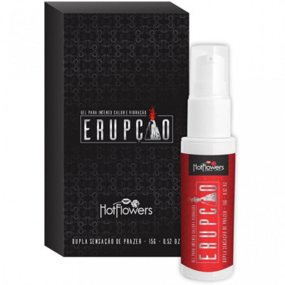 Клиторальный гель с согревающе-покалывающим эффектом и вибрацией ERUPTION арт. HC596