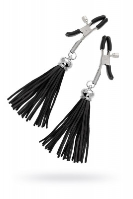 Зажимы на соски «прищепки» с кисточками из замши Pecado BDSM арт. 09311