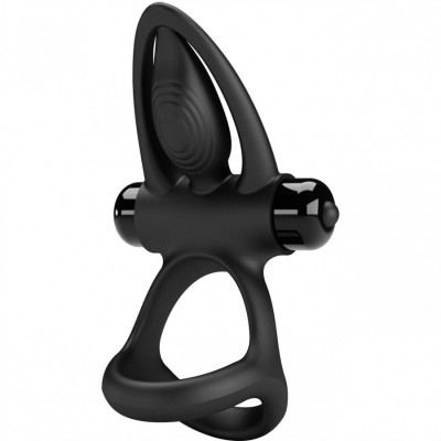 Эрекционное кольцо на пенис и мошонку с вибрацией Pretty Love арт. BI-210306-1