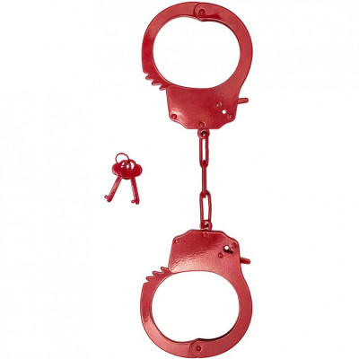 Красные стальные наручники Be Mine арт. 06507