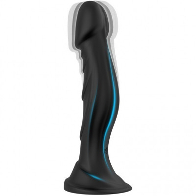 Ребристый вибромассажер Vibrator Silicone Toys арт. USK-A02