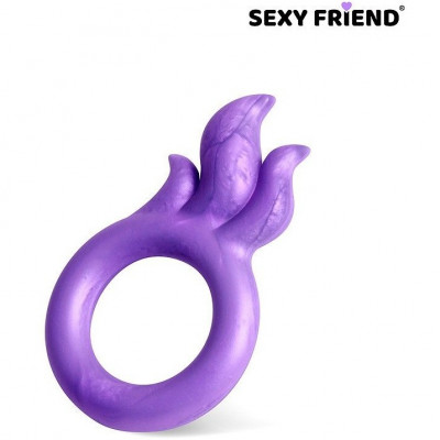 Эрекционное кольцо с тремя отростками Sexy Friend арт. SF-40211