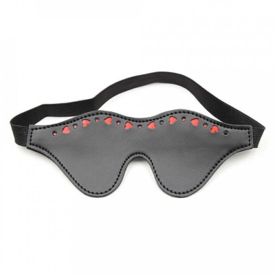 Маска закрытая с сердечками арт. ДЕМ01028