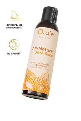 Натуральный интимный гель ORGIE All - Natural Ultra Slide на водной основе, 150 мл арт. 17298