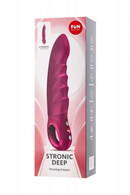 Пульсатор Fun Factory STRONIC Deep, силикон, бордовый, 21 см арт. FF001040WR01