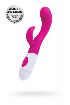 Вибратор с клиторальным стимулятором TOYFA A-Toys  Nessy, Силикон, Розовый, 20 см (ТНВЭД 8509800000)