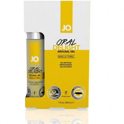 Гель для оральных ласк с десенсибилизацией Oral Delight Vanilla Thrill арт. JO40480