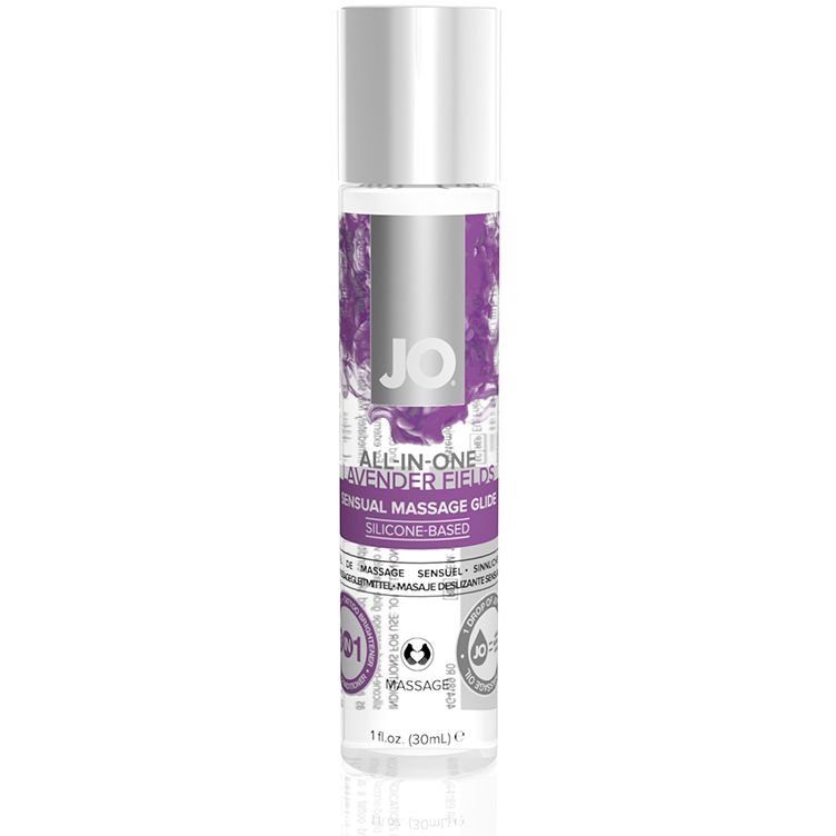 Массажный гель-лубрикант All-In-One Massage Glide Lavender с ароматом лаванды - 30 мл.