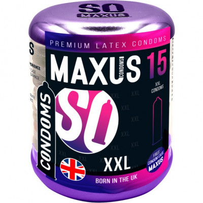 Презервативы увеличенные в кейсе MAXUS XXL, 15 шт арт. 0901-058