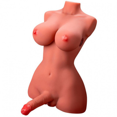 Реалистичный торс с вибрацией и фрикциями Miah арт.SQ-MAR30029V